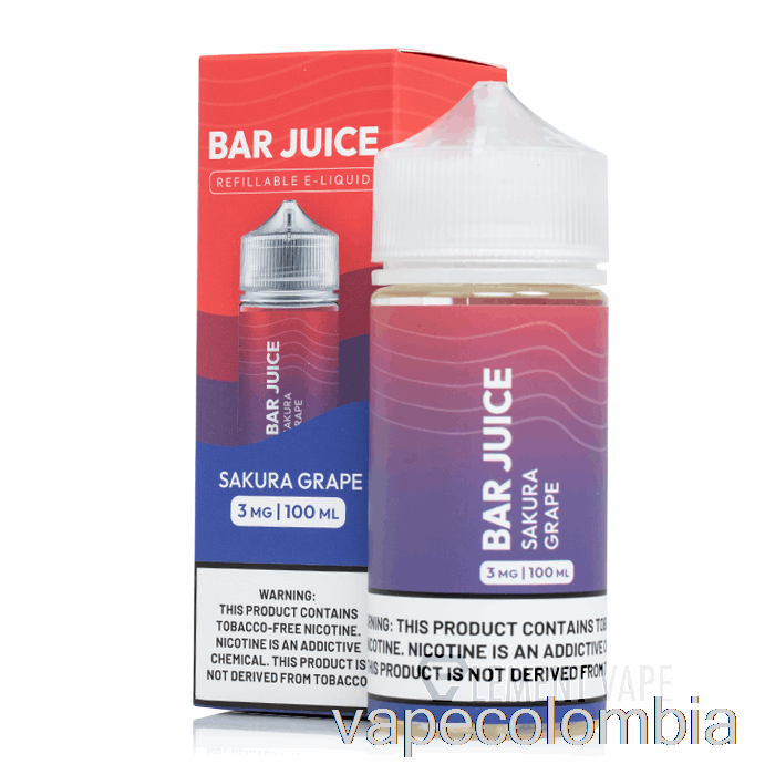 Vape Kit Completo Uva Sakura - Jugo De Barra - 100ml 6mg